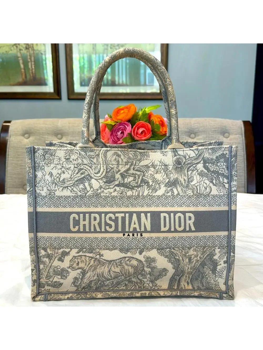 Authentic Dior Oblique Book Tote bag